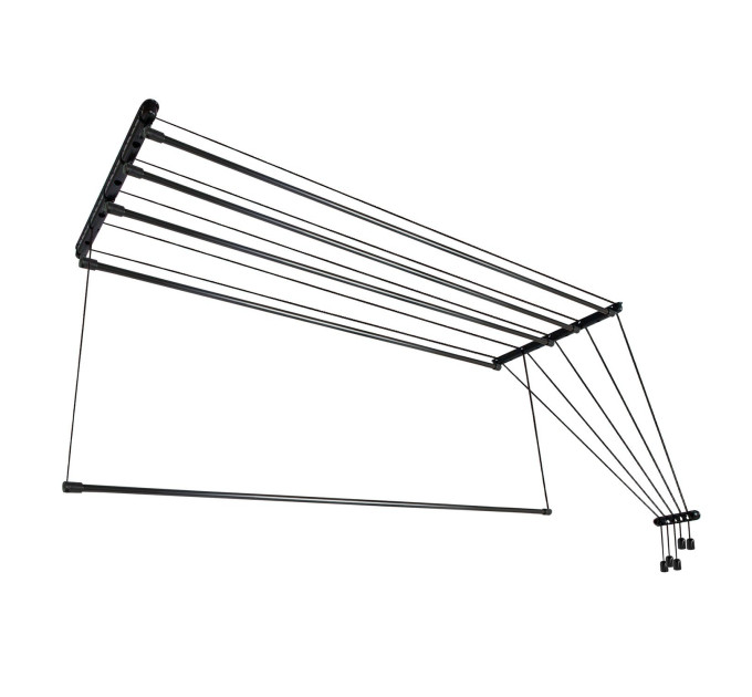 Сушарка для білизни стельова Laundry 5х1,8 м (TRL-180-D5-BLK) - фото № 2