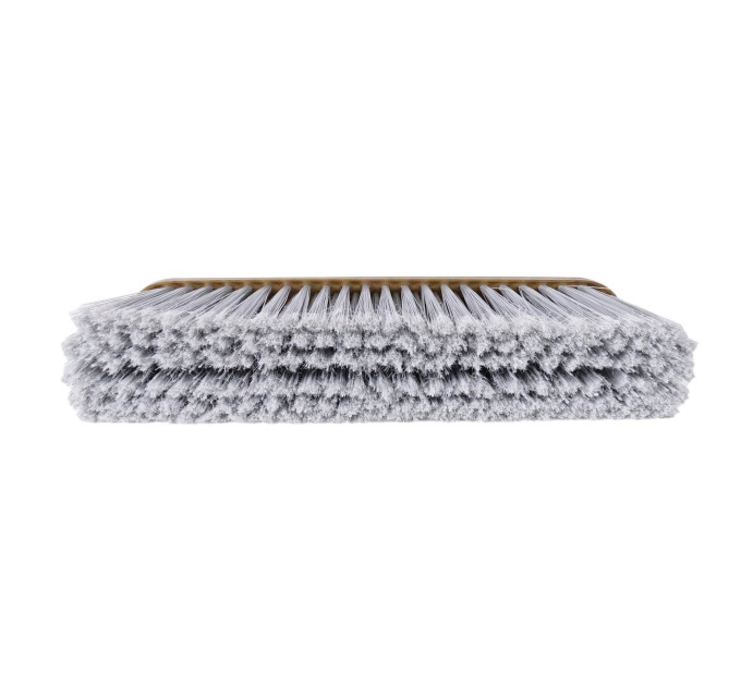 Мітла без ручки Eco Fabric, 31 см, пластикова, коричнево -сіра  (EF-0105) - фото № 5