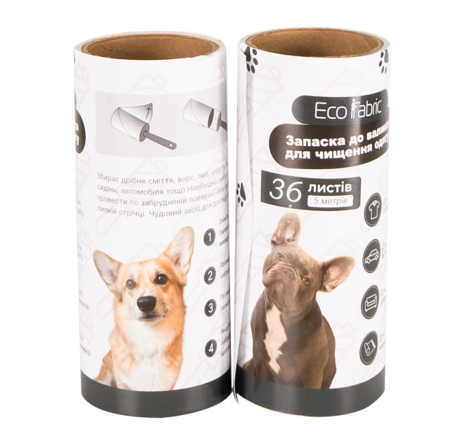 Запасні блоки для валику Eco Fabric, 36 аркушів*2 шт (EF-0236) - фото № 1