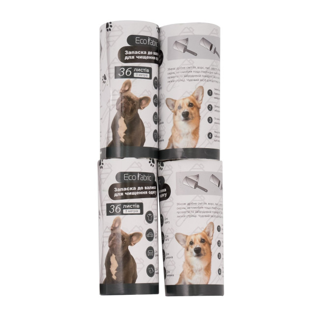 Запасні блоки для валику Eco Fabric, 36 аркушів*4 шт (EF-0436) - фото № 3
