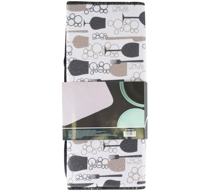 Коврик для сушки посуды Eco Fabric  38*51 см, кухня(EF-3851-KH) - фото № 3