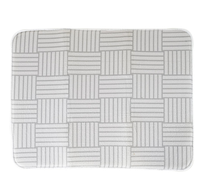 Килимок для сушіння посуду Eco Fabric 38*51 см, світло-сірий(EF-3851-LZ) - фото № 2