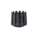 Вазон д/квітів ISTANBUL з дренажем 14,1л, чорний (20-IS0401202-200100) - фото № 1