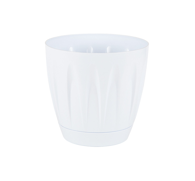 Вазон для квітів DAISY 0,7л., білий (20-P00101201-200100) - фото № 1