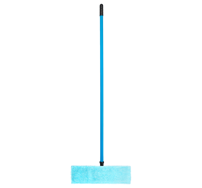 Швабра Eco Fabric з мікрофібри 42 см, ручка 110 см, синя (EF-MonoB) - фото № 3