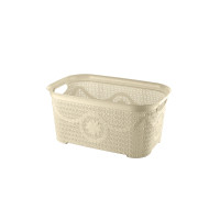 Корзина для зберігання ASUDE Plastik 20л, бежевий (ASD161-беж)