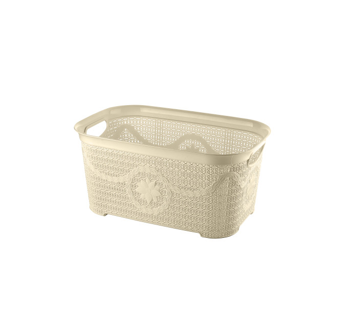 Корзина для зберігання ASUDE Plastik 20л, бежевий (ASD161-беж) - фото № 1