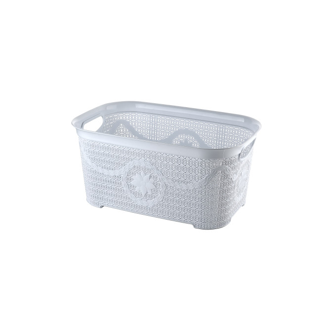 Корзина для зберігання ASUDE Plastik 20л, білий (ASD161-біл) - фото № 1