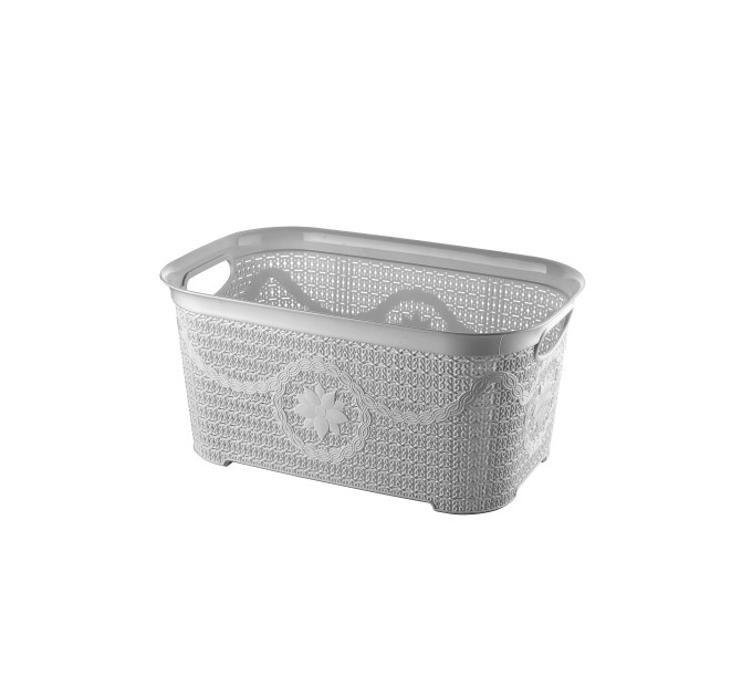 Корзина для зберігання ASUDE Plastik 20л, сірий (ASD161-сір) - фото № 1