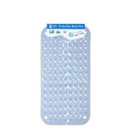 Коврик для ванной ПВХ Eco Fabric Медальон 67*34см, прозорий блакитний (EF-2003-TB)