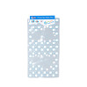 Килимок для ванної ПВХ Eco Fabric Квадрат 65*34см, прозорий зелений (EF-1967-TG)