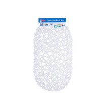Килимок для ванної Eco Fabric Зірки 67*37см, прозорий білий (EF-1964-TW)