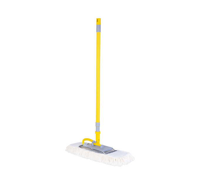 Швабра Eco Fabric LUX з бавовни 43см, ручка телескоп. 86-131см (EF-4025-D) - фото № 1