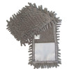 Насадка для швабри Eco Fabric з мікрофібри локшина, сіра (EF-1000-PR)