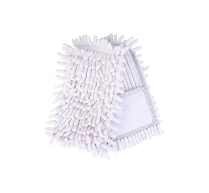 Насадка для швабри Eco Fabric з мікрофібри локшина, светло сірий (EF-0075-LS) - фото № 1