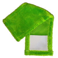Насадка для швабри Eco Fabric з мікрофібри, зелений (EF-0050-PG)