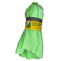 Насадка для швабри Eco Fabric МОП СПІДНИЧКА зі смужок мікрофібри 120г, зелений (EF-0120-UG)