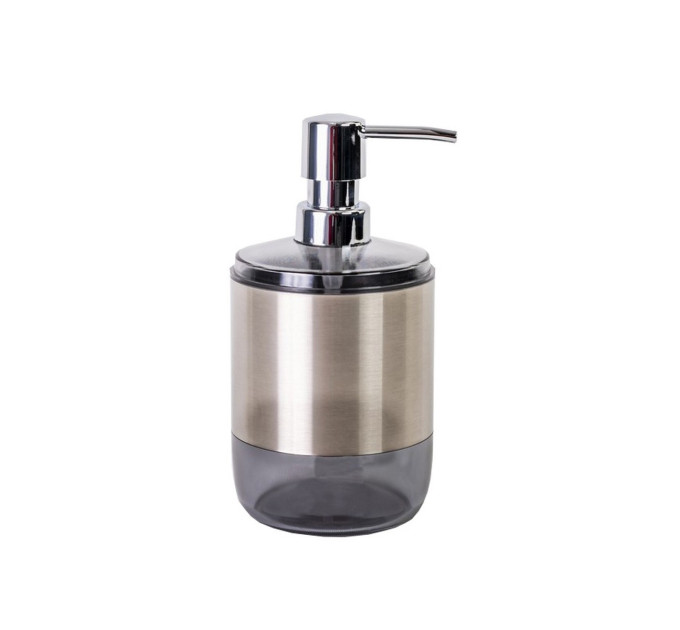 Дозатор для рідкого мила Prima Nova LIMA XL, прозоро-чорний (SA06-25) - фото № 1