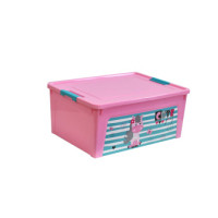 Контейнер Алеана SMART BOX Pet Shop 7.9л, рожевий/рожевий/бірюзовий (124046)