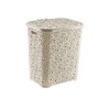 Корзина для білизни OZ-ER Plastik LACY 48л, бежевий (P028-X21)