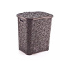 Корзина для білизни OZ-ER Plastik LACY 48л, коричневий (P028-X23)
