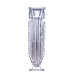 Дошка для прасування Dogrular SILVIA 112*36см з розеткою, серо-блакитний (15030-SILVER-PLUG) - фото № 3
