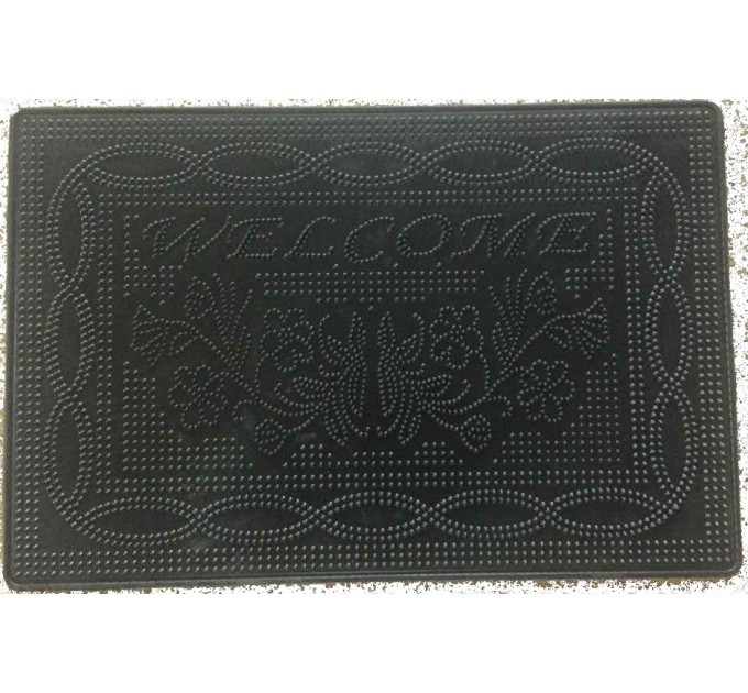 Килимок під двері Гнивань Welcome-2 40*59 см, гумовий (RMP04-4059-RO) - фото № 1