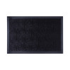 Килимок під двері з краєм Dream Land Кольца 40*60см, чорний (JF1976-black)