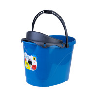 Відро для прибирання з віджимом OZHAVAN Plastik 14л, синій (N-53)