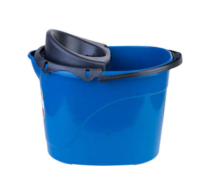 Відро для прибирання з віджимом OZHAVAN Plastik 14л, синій (N-53) - фото № 3