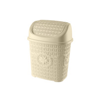 Відро для сміття ASUDE Plastik 8л, бежевий (ASD038-беж)