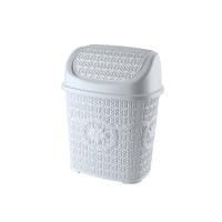 Відро для сміття ASUDE Plastik 8л, білий (ASD038-біл)
