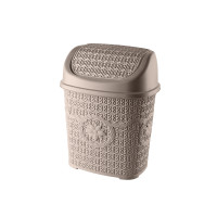 Відро для сміття ASUDE Plastik 8л, коричневий (ASD038-кор)