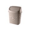 Відро для сміття ASUDE Plastik 8л, коричневий (ASD038-кор)