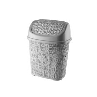 Відро для сміття ASUDE Plastik 8л, сірий (ASD038-сір)