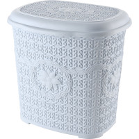 Відро для сміття ASUDE Plastik 7.5л, білий (ASD039-біл)