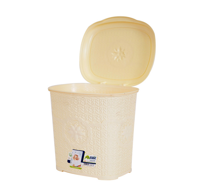Відро для сміття ASUDE Plastik 7.5л, бежевий (ASD039-беж) - фото № 3