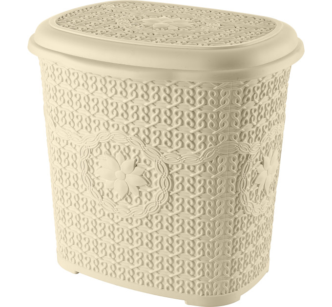 Відро для сміття ASUDE Plastik 7.5л, бежевий (ASD039-беж) - фото № 1