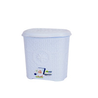 Відро для сміття ASUDE Plastik 7.5л, блакитний (ASD039-блак)