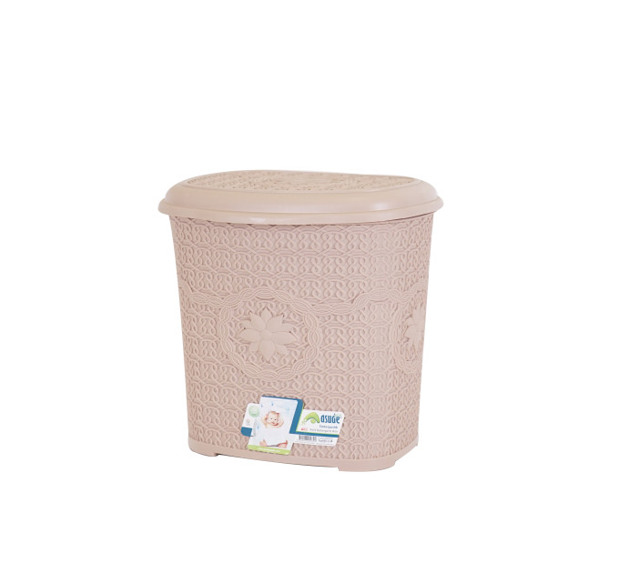 Відро для сміття ASUDE Plastik 7.5л, коричневий (ASD039-кор) - фото № 3