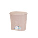Відро для сміття ASUDE Plastik 7.5л, коричневий (ASD039-кор) - фото № 3