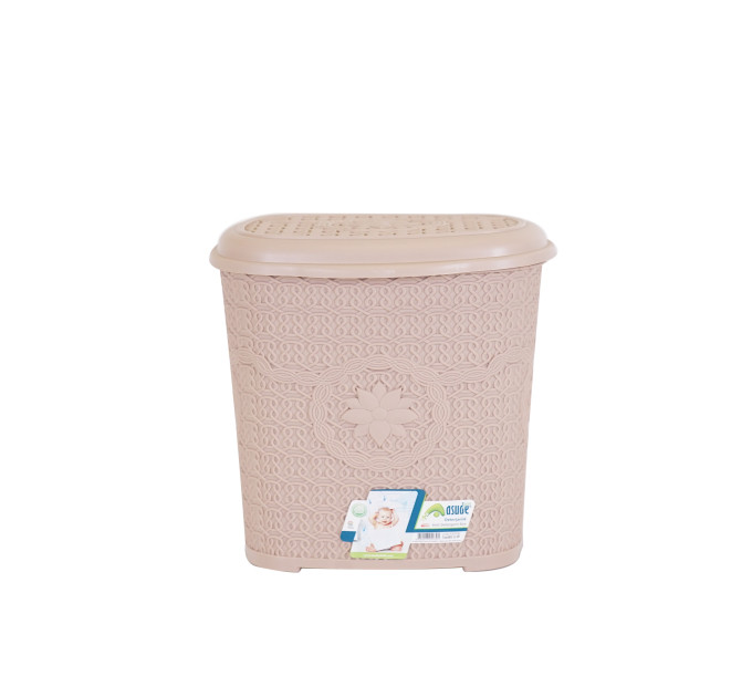 Відро для сміття ASUDE Plastik 7.5л, коричневий (ASD039-кор) - фото № 2