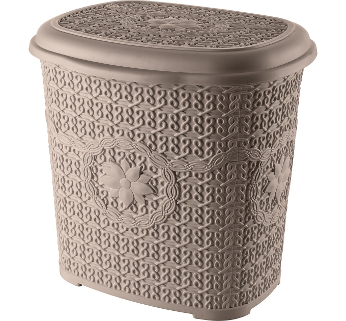 Відро для сміття ASUDE Plastik 7.5л, коричневий (ASD039-кор) - фото № 1