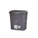 Відро для сміття ASUDE Plastik 7.5л, сірий (ASD039-сір) - фото № 2