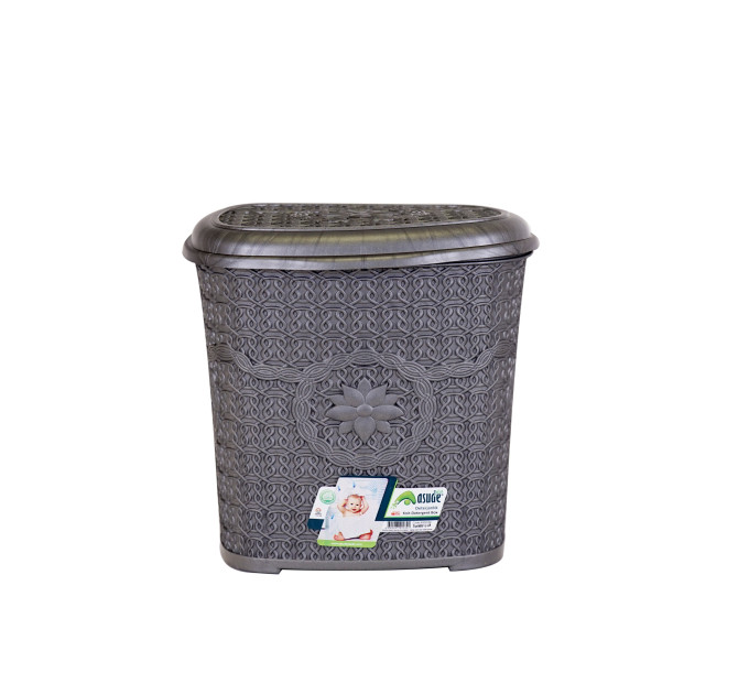 Відро для сміття ASUDE Plastik 7.5л, сірий (ASD039-сір) - фото № 3