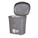 Відро для сміття ASUDE Plastik 7.5л, сірий (ASD039-сір) - фото № 4