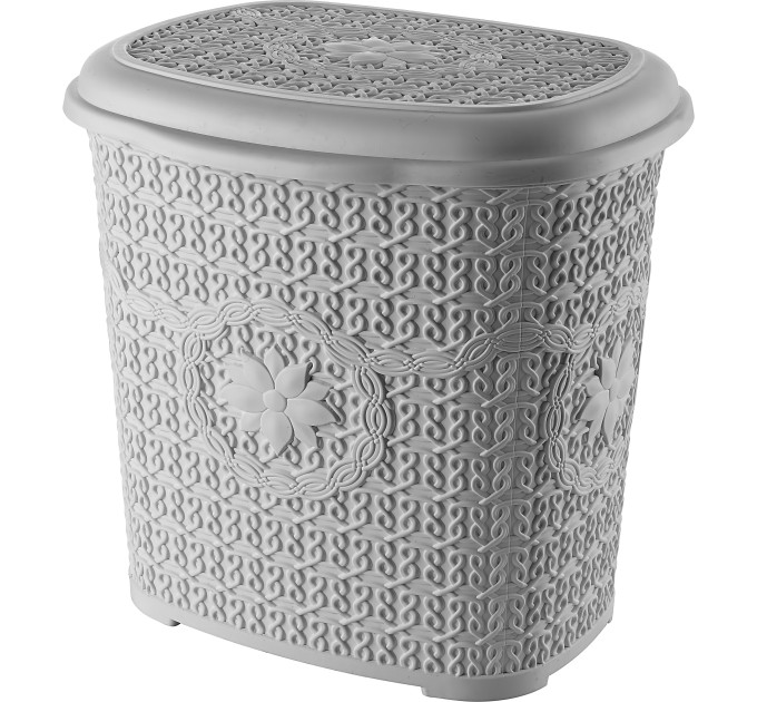 Відро для сміття ASUDE Plastik 7.5л, сірий (ASD039-сір) - фото № 1