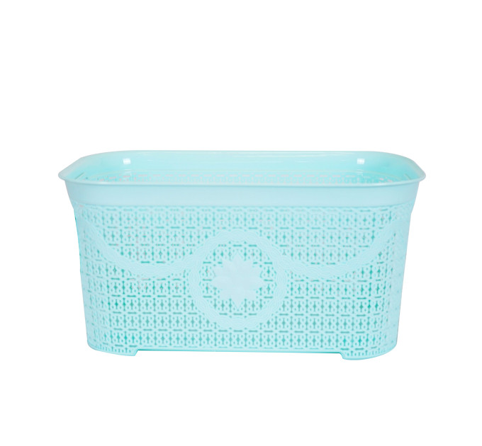 Корзина для зберігання з кришкою ASUDE Plastik 20л, салатовий (ASD166-салат) - фото № 4