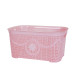 Корзина для зберігання з кришкою ASUDE Plastik 20л, рожевий (ASD166-рож) - фото № 3