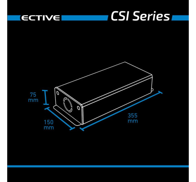 Інвертор ECTIVE CSI 5 (CSI54) синусоїдальний зарядний інвертор 500W 24V (TN1866) - фото № 5